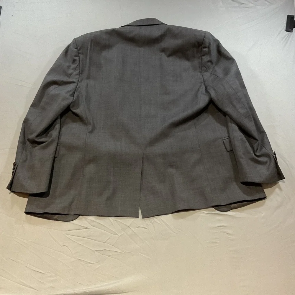 Lauren Ralph Lauren 42S Gray Blazer Sport Coat 2 Button Suit Jacket Mens Short